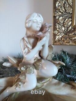 Art Nouveau Shell Comport Royal Dux