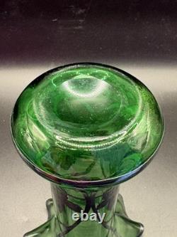 Art Nouveau Silver Overlay Vase