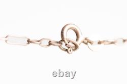 Art Nouveau Silver and Green Enamel Necklace