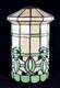 Art Nouveau Style Opaque Stained Glass Cylinder Lampshade Price Is For 1