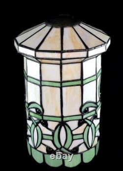 Art Nouveau Style Opaque Stained Glass Cylinder Lampshade Price Is For 1