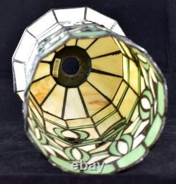 Art Nouveau Style Opaque Stained Glass Cylinder Lampshade Price Is For 1