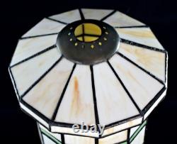 Art Nouveau Style Opaque Stained Glass Cylinder Lampshade Price Is For 1