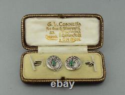 Art Nouveau Theodor FAHRNER Murrle Bennett & Co Cufflinks 1903 Connells