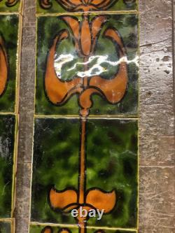 Art Nouveau Tiles Set Of Ten