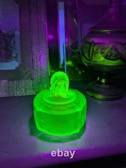 Art Nouveau Uranium Glass