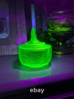 Art Nouveau Uranium Glass