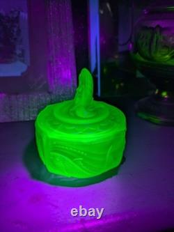 Art Nouveau Uranium Glass