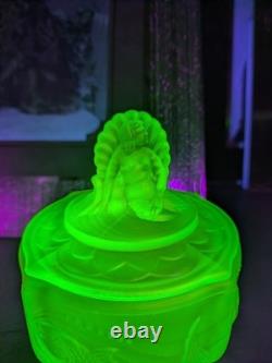 Art Nouveau Uranium Glass