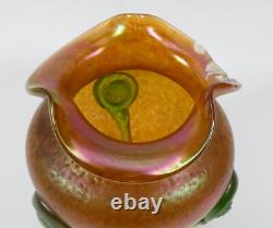 Art Nouveau Uranium Glass Loetz Vase Approx. 1900
