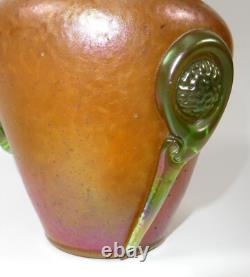Art Nouveau Uranium Glass Loetz Vase Approx. 1900