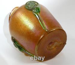 Art Nouveau Uranium Glass Loetz Vase Approx. 1900