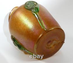 Art Nouveau Uranium Glass Loetz Vase Approx. 1900