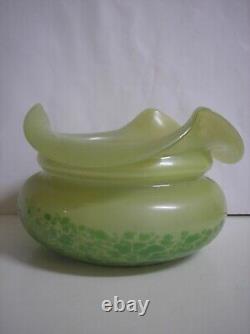 Art Nouveau Vase Pallme Konig Bohemian Czech Glass