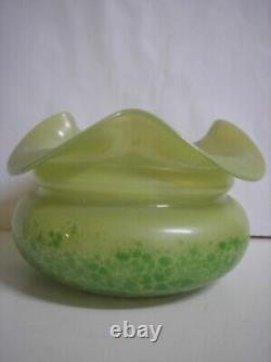 Art Nouveau Vase Pallme Konig Bohemian Czech Glass