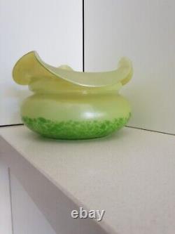 Art Nouveau Vase Pallme Konig Bohemian Czech Glass