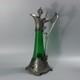 Art Nouveau Wmf Claret Jug With Green Glass Liner