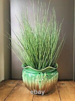 Art Nouveau Wf Needham Queen Anne Dripglaze Pottery Plant Pot Planter Jardiniere