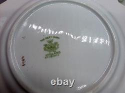 Art Nouveau Wileman Shelley The Foley China Collection Green Cameo 5 Plates