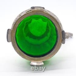 Art Nouveau Wmf Tall Claret Jug Moss Green Circa 1905 Truly Beautiful-investment