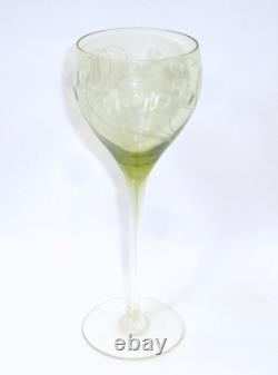 Art Nouveau glass about 1900 probably Josephinenhütte