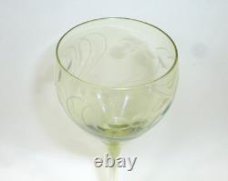 Art Nouveau glass about 1900 probably Josephinenhütte