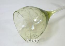 Art Nouveau glass about 1900 probably Josephinenhütte