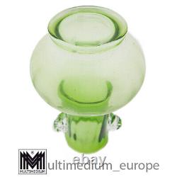 Art Nouveau glass vase green Art Nouveau design glass