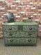 Art Nouveau Print And Bayberry Green Sideboard