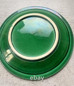 Art Nouveau style majolica plate, dating from circa 1890-1910