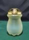 Arts Crafts Nouveau Vaseline Lamp Shade With Brass Gallery