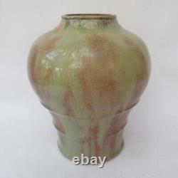 Auguste Delaherche, French studio pottery high fired stoneware large vase, c1903