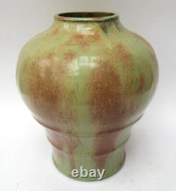 Auguste Delaherche, French studio pottery high fired stoneware large vase, c1903