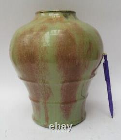 Auguste Delaherche, French studio pottery high fired stoneware large vase, c1903