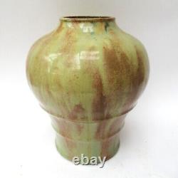 Auguste Delaherche, French studio pottery high fired stoneware large vase, c1903