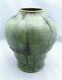 Auguste Delaherche, Large Art Nouveau Stoneware Vase With Green Glaze, C1901