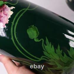 Austrian Pottery Julius Dressler Vases Art Nouveau Flowers h25 cm c1890