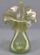 Bohemian Loetz Diana Cisele Iridescent Art Nouveau Glass Jack In The Pulpit Vase