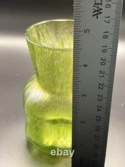 Bohemian Loetz Diana Cisele Iridescent Art Nouveau Glass Vase