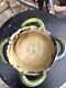 Brannam Barum Pottery 4 Handled Bowl Art Nouveau Hand Signed And Dated 1897