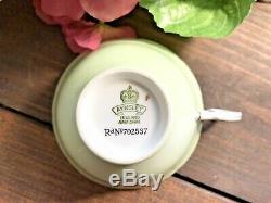 C. 1930's AYNSLEY VTG FORTUNE TELLING Teacup & Saucer The Cup of Knowledge- RARE