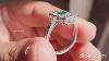 Circa 1890s Art Deco Handmade Ring Edwardian Wedding Ring Vintage Emerald Ring Vintagevogue 1