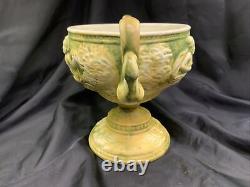 Circa 1918 Weller Art Pottery Fairfield Cherub Footed Urn