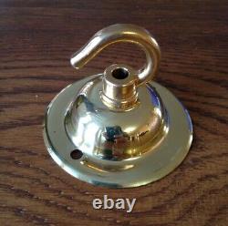 Copper Bloom' Art Nouveau Pendant Light CEILING LIGHT VASELINE GLASS