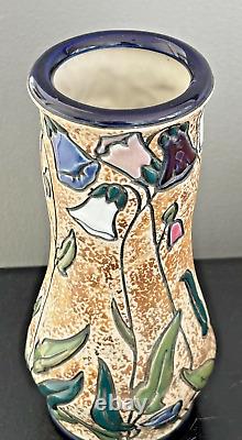 Czech Amphora Art Nouveau Tulip Art Pottery Vase