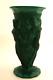 Desná Art Nouveau Malachite Art Glass Vase With Nude Bacchantes Figures Withcoa