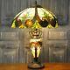 Double Tiffany Lamp Electric Light Multi Coloured Design Home Lighting Decor