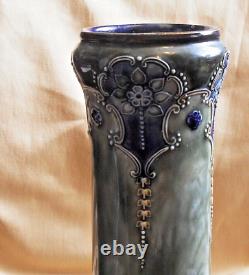 Doulton Gourgeous Art Nouveau Design Vase-in Lovely Condition Aprox 13