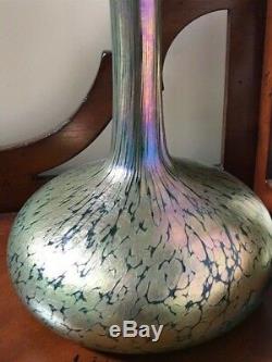 $Drop Candia Papillon Loetz Austria Art Nouveau Phanomen Iridescent Vase