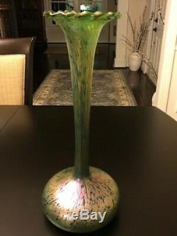 $Drop Candia Papillon Loetz Austria Art Nouveau Phanomen Iridescent Vase